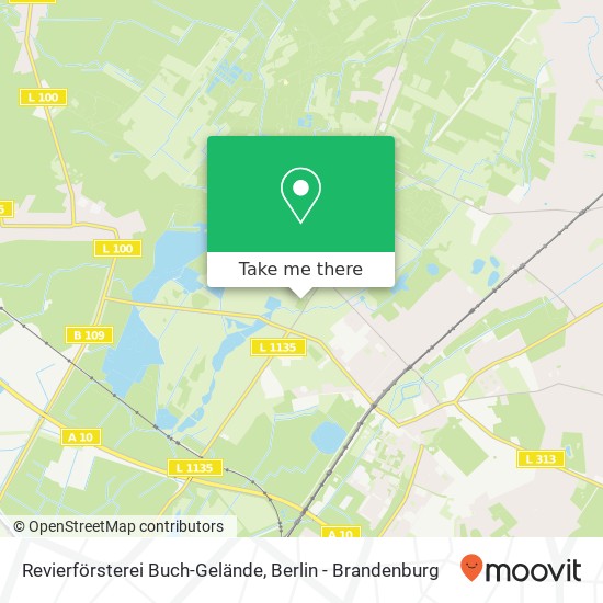 Revierförsterei Buch-Gelände map