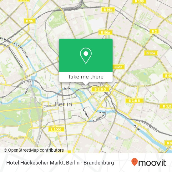 Карта Hotel Hackescher Markt