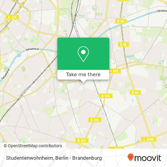 Studentenwohnheim map