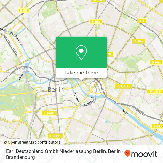 Карта Esri Deutschland Gmbh Niederlassung Berlin