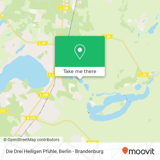 Die Drei Heiligen Pfühle map