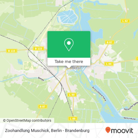 Карта Zoohandlung Muschick