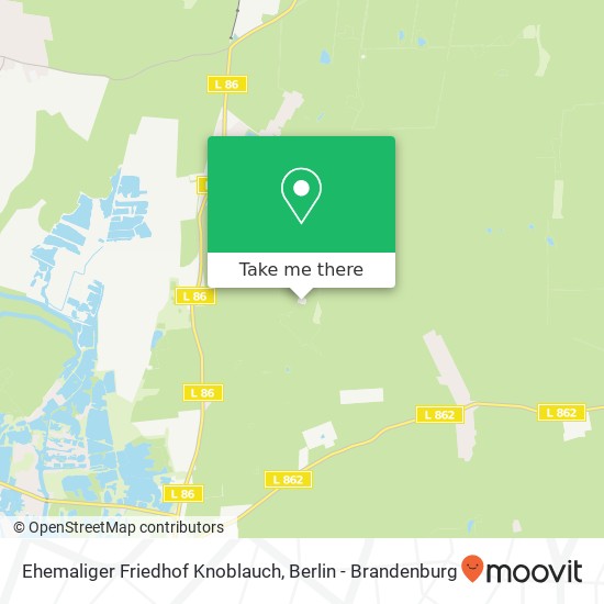Ehemaliger Friedhof Knoblauch map