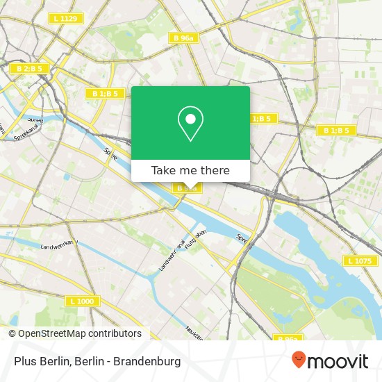 Plus Berlin map