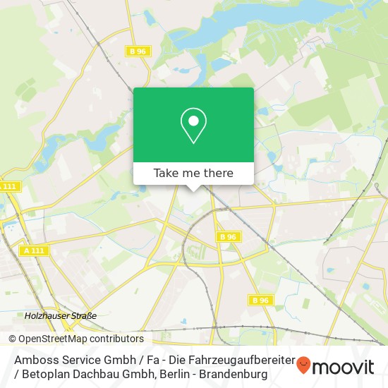 Amboss Service Gmbh / Fa - Die Fahrzeugaufbereiter / Betoplan Dachbau Gmbh map