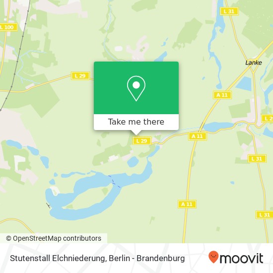 Карта Stutenstall Elchniederung