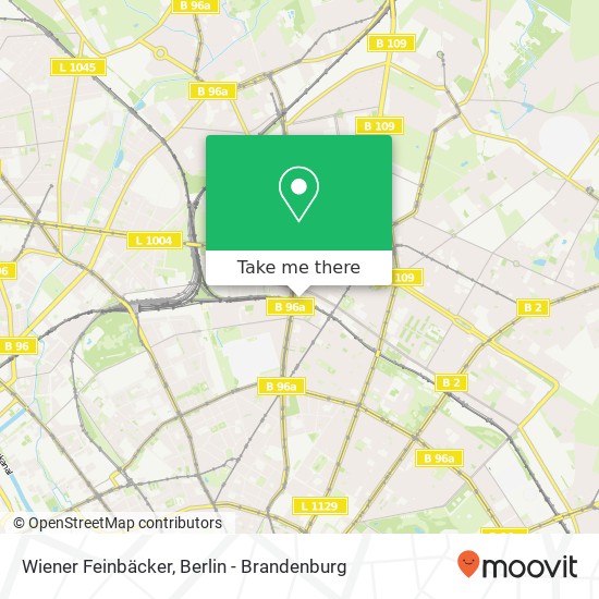 Wiener Feinbäcker map