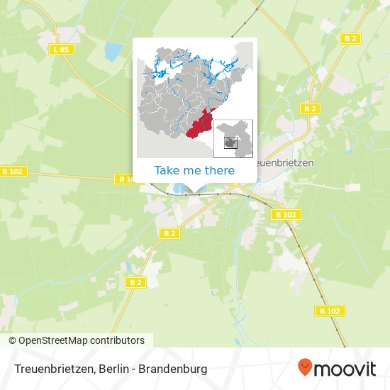 Treuenbrietzen map