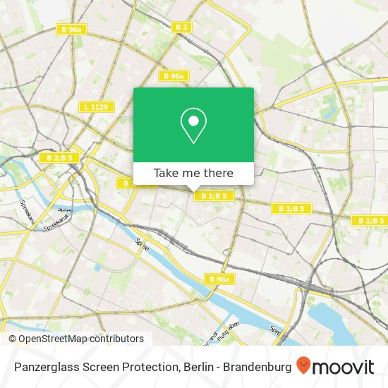 Panzerglass Screen Protection map