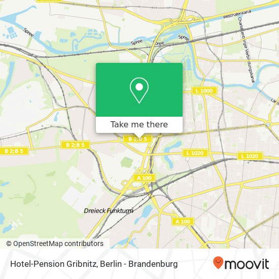 Hotel-Pension Gribnitz map