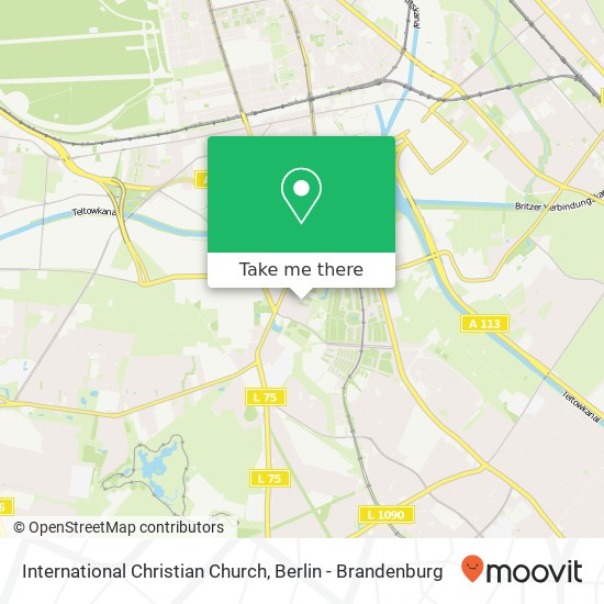 International Christian Church map