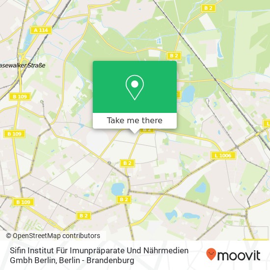 Sifin Institut Für Imunpräparate Und Nährmedien Gmbh Berlin map