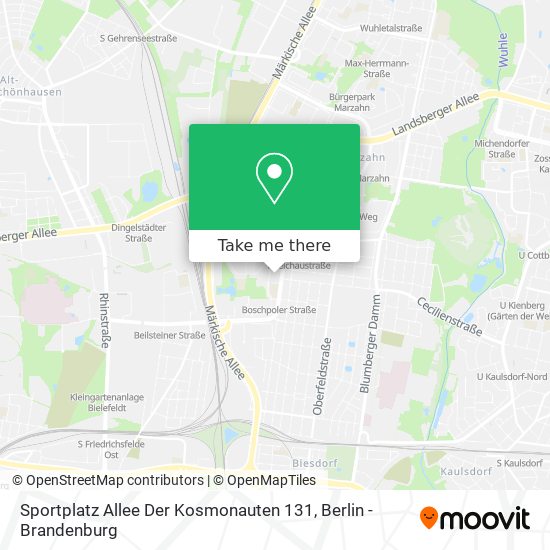 Sportplatz Allee Der Kosmonauten 131 map