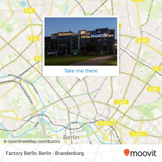 Factory Berlin map