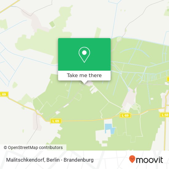 Malitschkendorf map