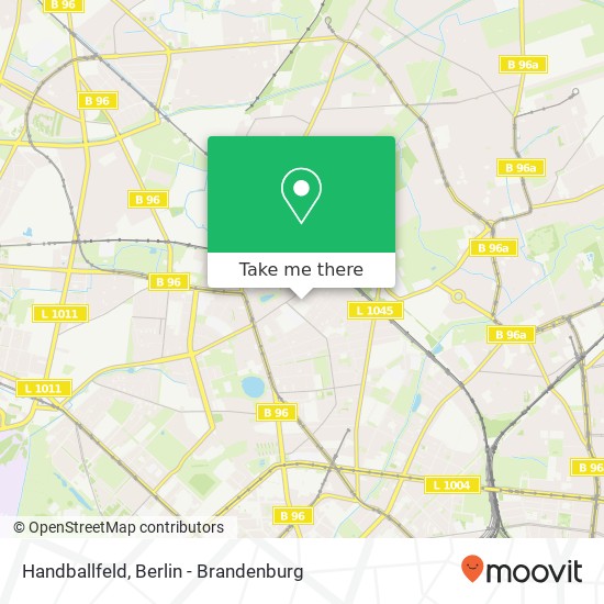 Handballfeld map