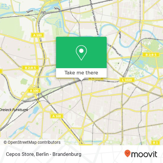 Cepos Store map