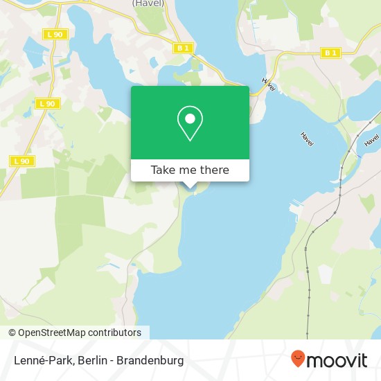 Lenné-Park map