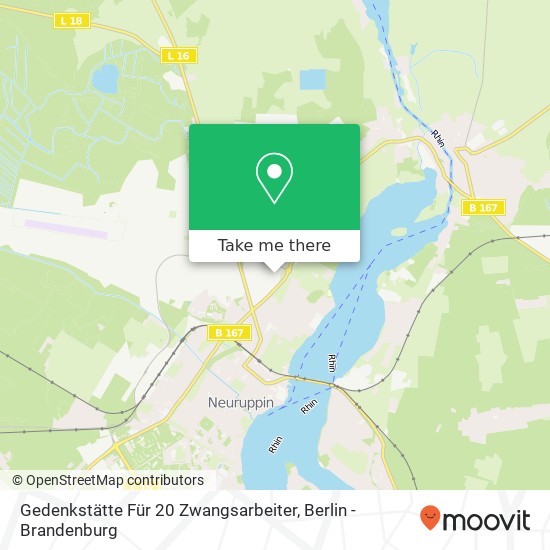 Gedenkstätte Für 20 Zwangsarbeiter map