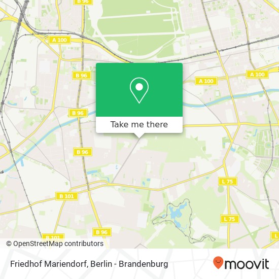 Friedhof Mariendorf map