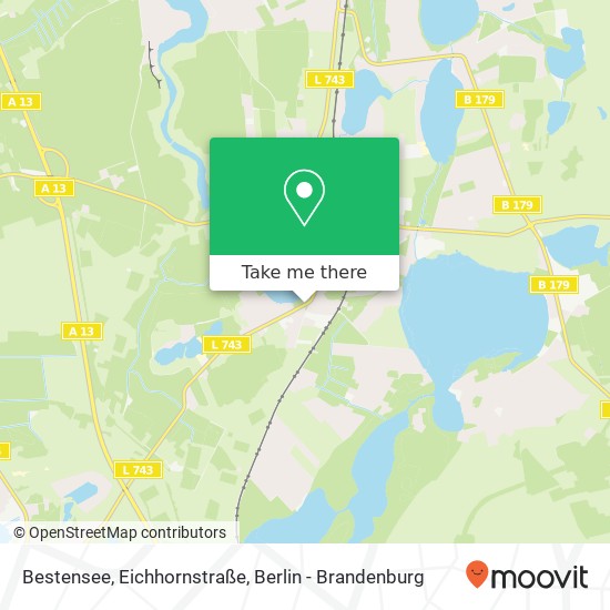 Bestensee, Eichhornstraße map