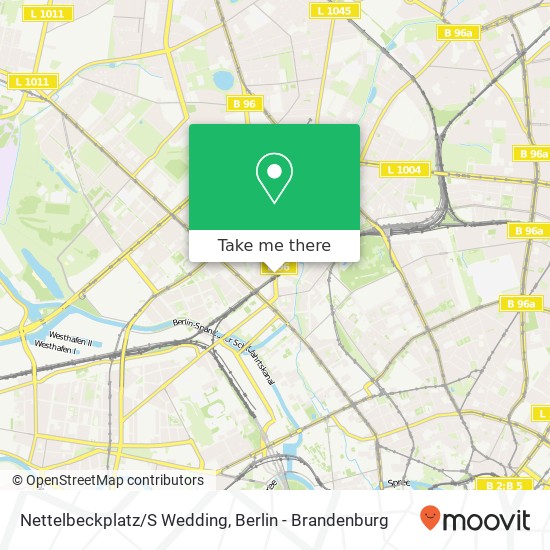 Карта Nettelbeckplatz/S Wedding