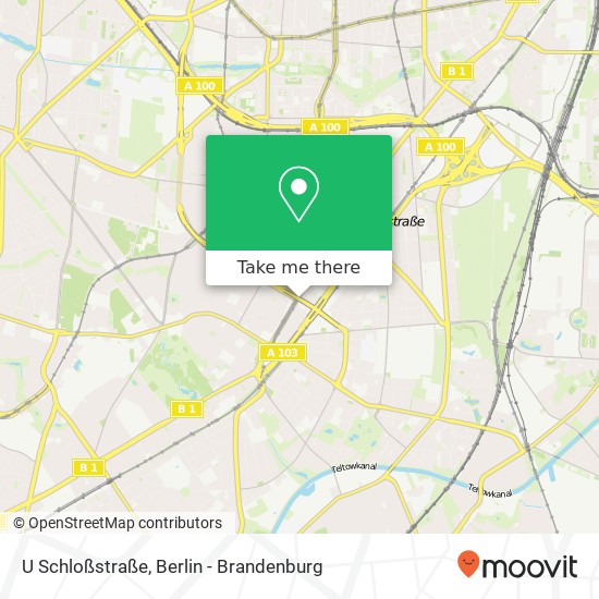 U Schloßstraße map