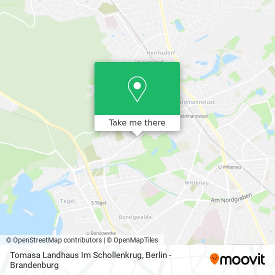 Карта Tomasa Landhaus Im Schollenkrug