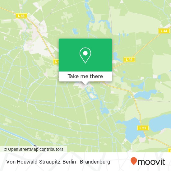 Карта Von Houwald-Straupitz