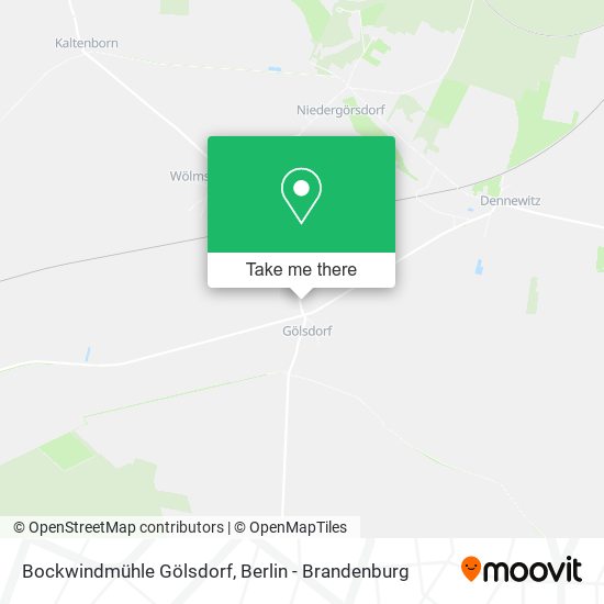 Bockwindmühle Gölsdorf map