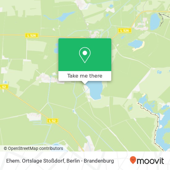 Ehem. Ortslage Stoßdorf map