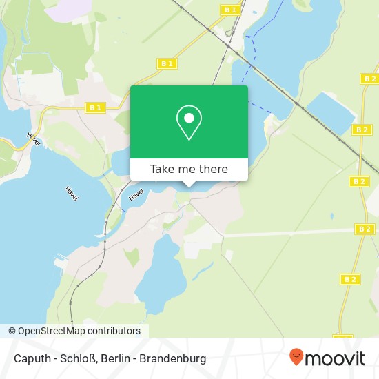 Caputh - Schloß map