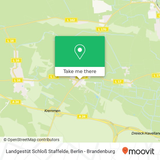 Карта Landgestüt Schloß Staffelde