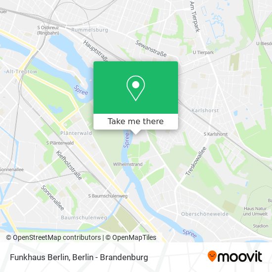 Карта Funkhaus Berlin