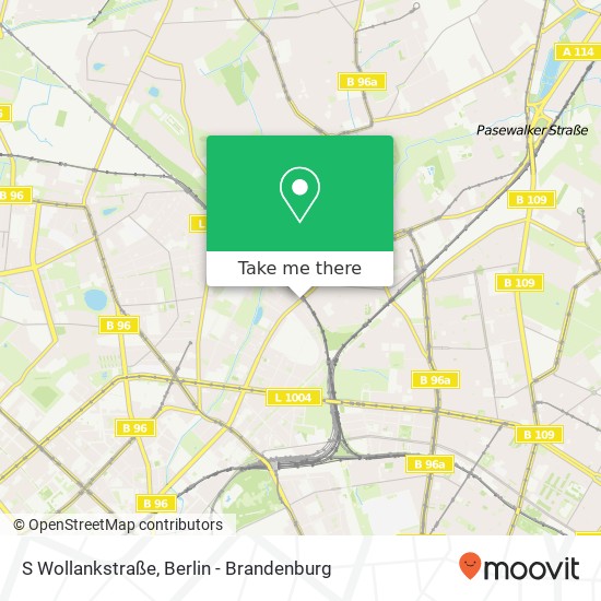 S Wollankstraße map