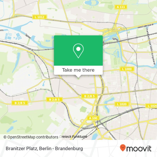 Branitzer Platz map