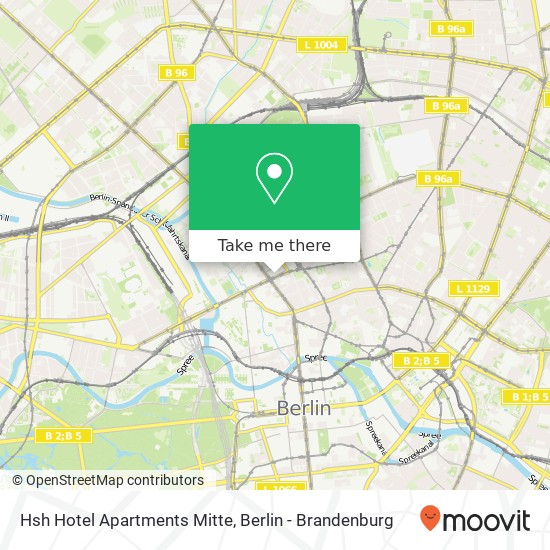 Hsh Hotel Apartments Mitte map