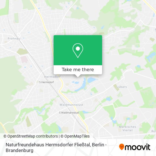 Naturfreundehaus Hermsdorfer Fließtal map
