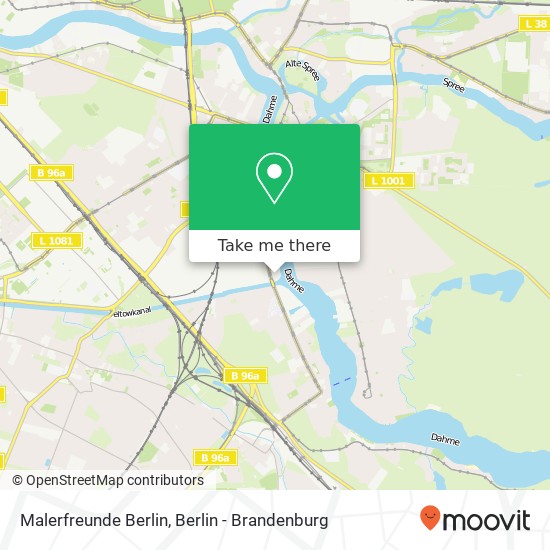 Карта Malerfreunde Berlin