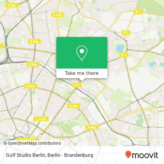 Golf Studio Berlin map