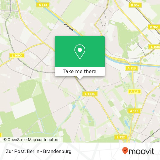 Zur Post map