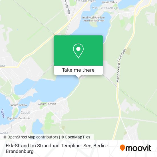 Карта Fkk-Strand Im Strandbad Templiner See