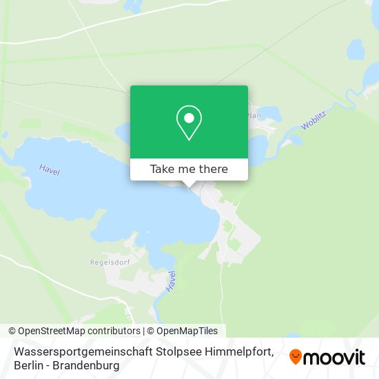 Карта Wassersportgemeinschaft Stolpsee Himmelpfort