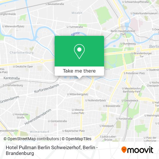 Карта Hotel Pullman Berlin Schweizerhof