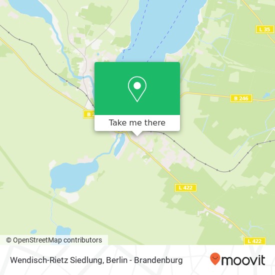 Wendisch-Rietz Siedlung map