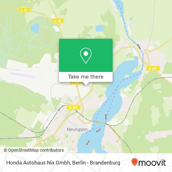 Honda Autohaus Nix Gmbh map