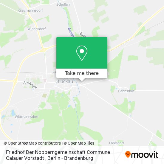 Карта Friedhof Der Nopperngemeinschaft Commune Calauer Vorstadt