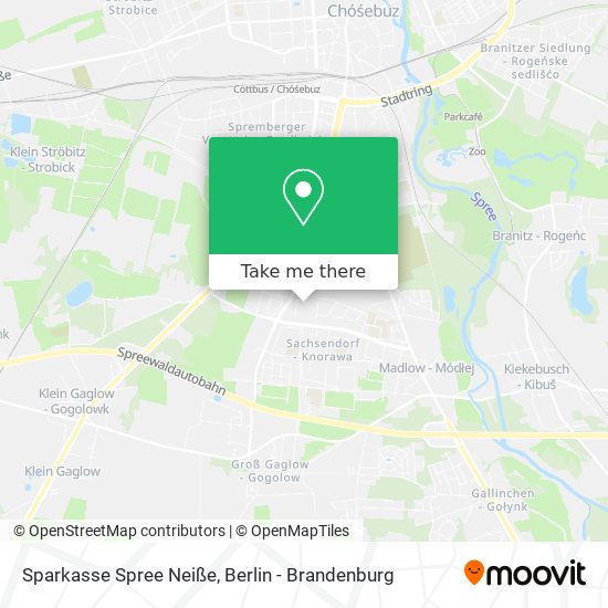 Sparkasse Spree Neiße map