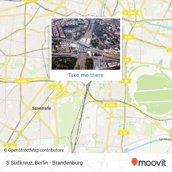 S Südkreuz map