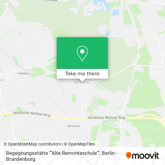 Begegnungsstätte ""Alte Remonteschule"" map